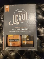 LexolTrusted Leather Care Kit: 2-Step Cleaner & Conditioner Since 1933 - 16.9 oz