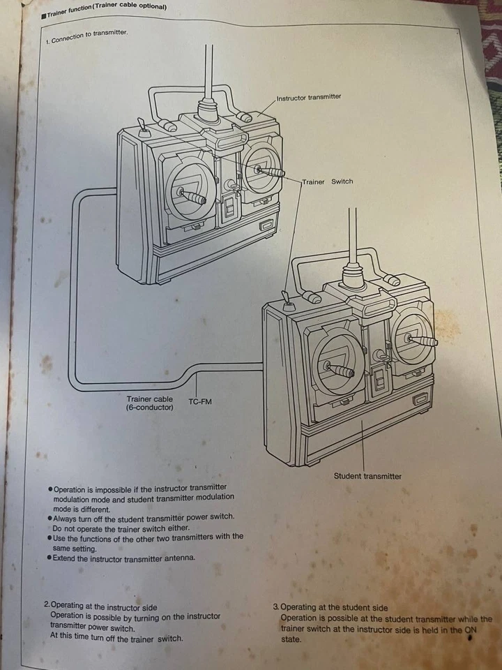 FUTABA Digital Proportional Radio Control Instruction Manual PCM FM System ST7 - Image 2 of 4