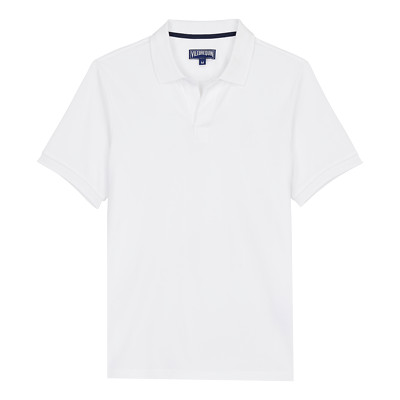 Vilebrequin Solid Polohemd Poloshirt aus Bio-Baumwollpikee für Herren M