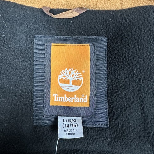 Timberland Boys Kids Puffer Coat Full Zip Hooded Jacket Sz L (14-16) Camouflage - Picture 15 of 20