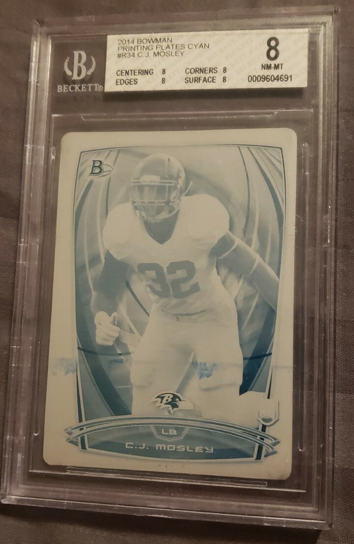 CJ Mosley Bowman Chrome #124 Base