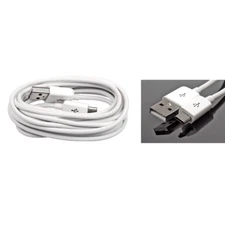 100 3FT MICRO USB DATA SYNC CHARGER CABLE WHITE DROID HTC EVO ONE NEXUS KINDLE
