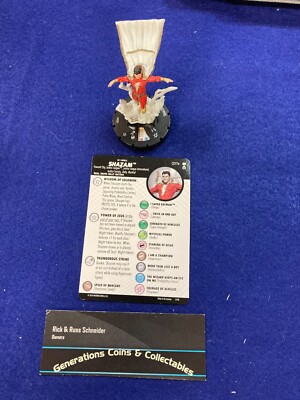 HEROCLIX   Rebirth - Rare Shazam 037a / Uncommon Prime Citizen Steel 023b