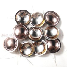 10x 20.4 mm Mylar Dome diaphragm Loudspeaker Tweeters voice coil 4 ohm same way