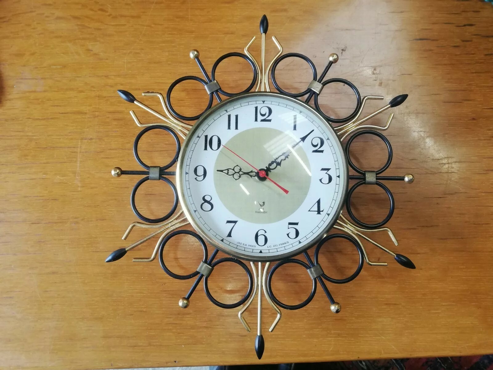 Pendule JAZ licence ATO Transistor/pendule vintage /old French clock eBay