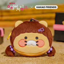 Netflix Squid Game x Kakao Friends Chunshik Face Pouch Reel Carabiner
