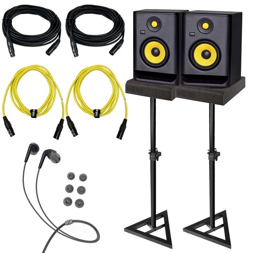 KRK ROKIT 5 G4 RP5G4 5" Active BiAmped Studio Monitor Speakers Pair w