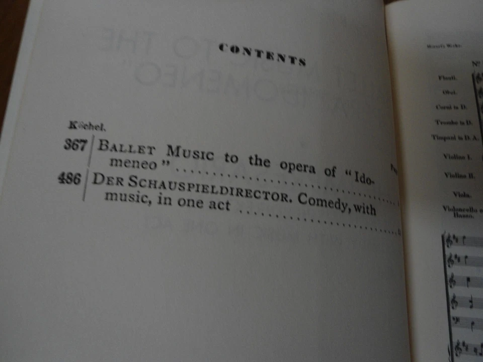 No.942 MOZART Ballet Music to Idomeneo & The Impresario / KALMUS Miniature Score - Image 4 of 4