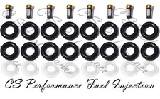 Fuel Injector Repair Rebuild Service Kit Orings Filters Caps for Chevy 5.7