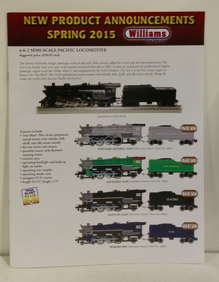 Williams by Bachmann Spring 2015 New Product Announcements Catalog