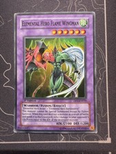 Yu-Gi-Oh! ELEMENTAL HERO FLAME WINGMAN 1st Edition DP1-EN010 MP