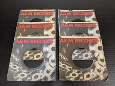 Lot of 6 Vintage A M Records 45 RPM 7" Company Record Sleeves for Rock Soul Jazz