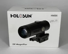 Holosun Flip Red Dot 3x Magnifier, Picatinny Style Lower 1/3 Cowitness - HM3X