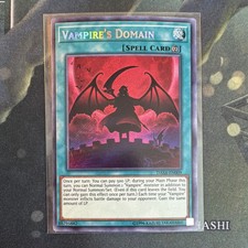 YuGiOh! DASA-EN009 Vampire's Domain Secreto Ilimitado Raro Casi Nuevo