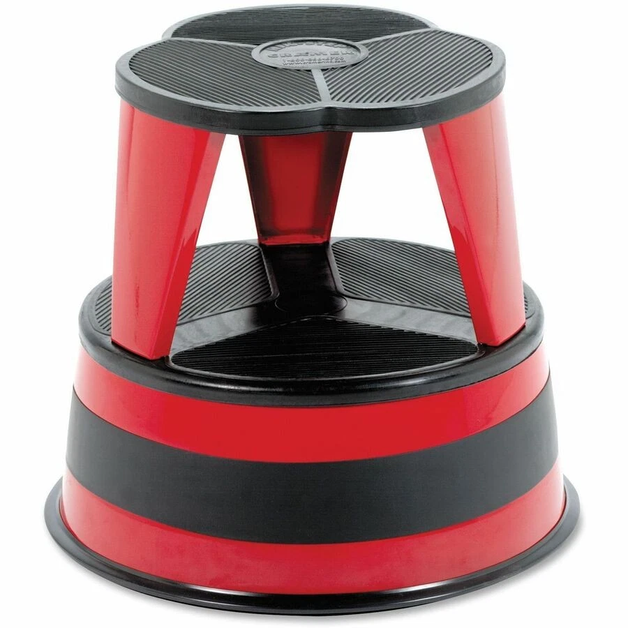 Cramer Kik-step 1001 Rolling Step Stool - 350 Lb Load Capacity - 14" - Red - Image 4 of 4