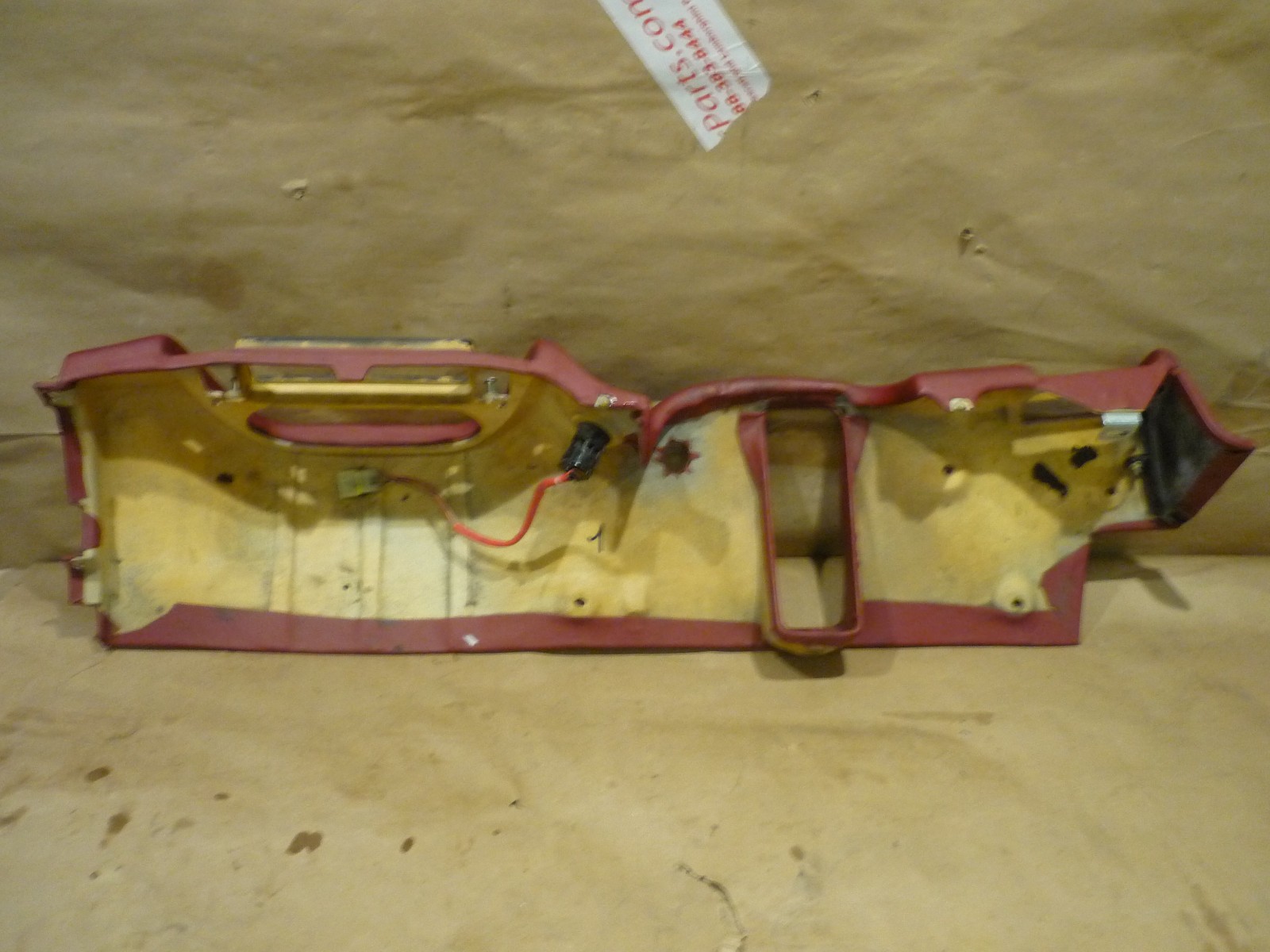 Ferrari 360  LH Lower Dash Panel -Bordeaux Color - P/N 63547325
