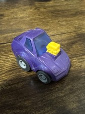 Vintage Penny Racers Flamin Fury Purple Corvette 1 3/4" Long TAKARA 1981 Works