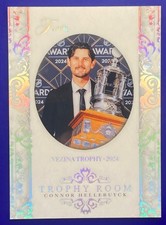 2025-26 Upper Deck Flair Connor Hellebuyck Trophy Room Spectrum /99 #TR-4 Jets