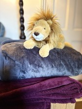 Jellycat Large Louie Lion Soft Plush Toy new with tags 50cm long retired 