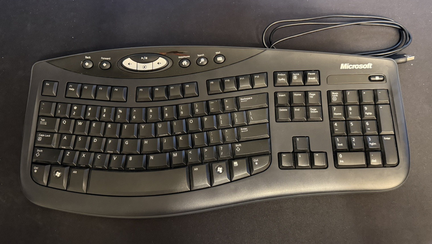 Microsoft Comfort Curve Keyboard 2000 v1.0 - USB Keyboard KU0459