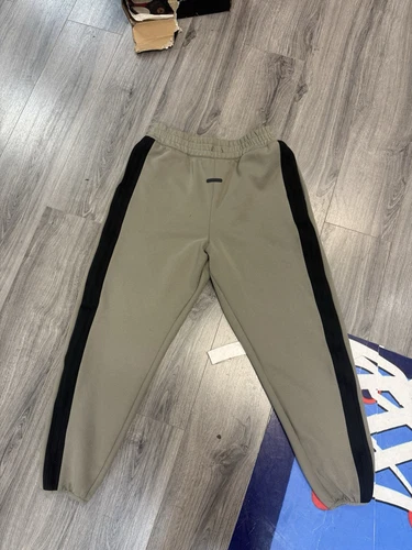 Adidas Fear of God Athletics Tricot Pantaloni da Pista Taglia X Large Argilla Nero