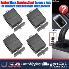 For Thule Tracrac Rubber Block Hardware Fits Truck Beds Standard Stake Pockets For Thule Tracrac Rubber Block Hardware Fits Truck Beds Standard Stake Pockets
