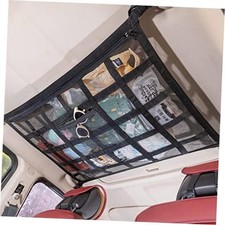 Car Ceiling Cargo Net, 35.4" x 23.6" Double Layer Overhead 35.4 x 23.6 inches