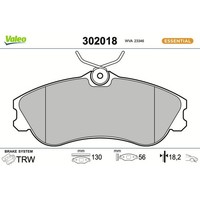 Valeo 302018 Bremsbelagsatz FüR Peugeot Citroen Bremse BremsbeläGe