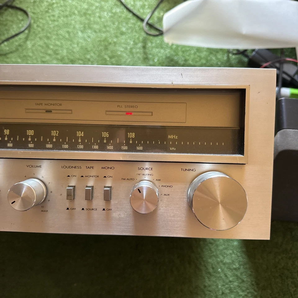 Receptor estéreo AM/FM JVC R-S5 1979-80 cinta fonográfica monitor auxiliar, ¡funciona muy bien! Foto 4 de 4