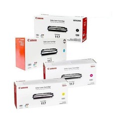 Genuine Canon 117 Toner Set CRG-117 Black Cyan Magenta yellow, We Ship Fast