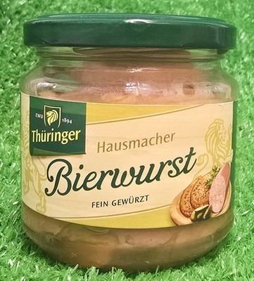 (14,94 /kg) EWU Original Thüringer BIERWURST im 160g Glas Wurstgläser Ostprodukt
