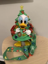 2023 Disney Parks Donald Duck Christmas Tree Light Up Sipper Cup With Lanyard