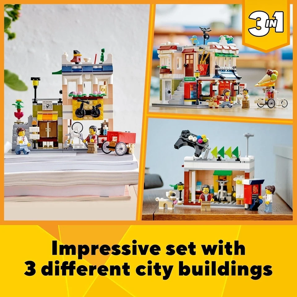 Lego Creator 31131 Downtown Noodle Shop - Nearly Brand New - image 3 of 3