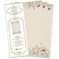 Wildblumen Briefpapier Blumen Natur 100 Blatt Din A4 Beidseitig Vintage