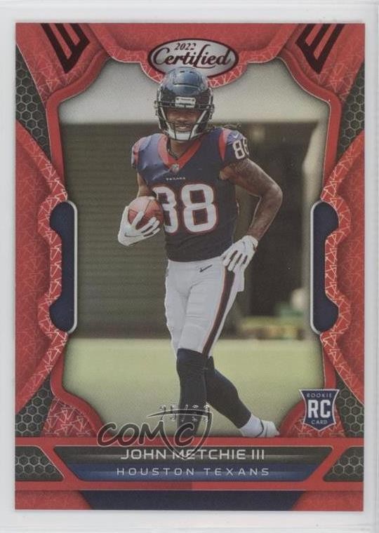 2022 Certified Rookies Mirror Red 25/99 John Metchie III #117 i6j