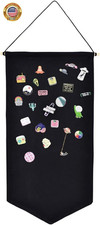 Wall Hanging Brooch Jewelry Storage Case Canvas Display Stand Enamel Pin Display