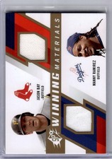 2009 SPx Jason Bay / Manny Ramirez MEM #WM2-RB Winning Materials Dual