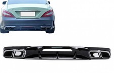 Stoßstange Luft Diffusor Endrohre für Mercedes CLS W218 Sport Line 2011–2017 Stoßstange Luft Diffusor Endrohre für Mercedes CLS W218 Sport Line 2011–2017