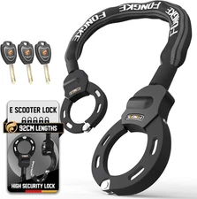 Electric Scooter Locks Anti Theft, Scooter Lock with Key, Bike Locks Heavy Duty,