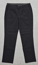 Simply Vera Vera Wang Womens 10 Curvy Dress Pants Black Pull On Bootcut Stretch