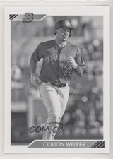 2020 Bowman Heritage Prospects Black & White Colton Welker #BHP-87 n1u