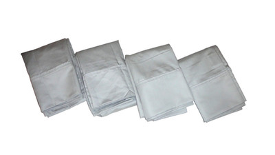 Sams Club Member's Mark gray cotton lyocell SATEEN (4 standard PILLOWCASES 20x32