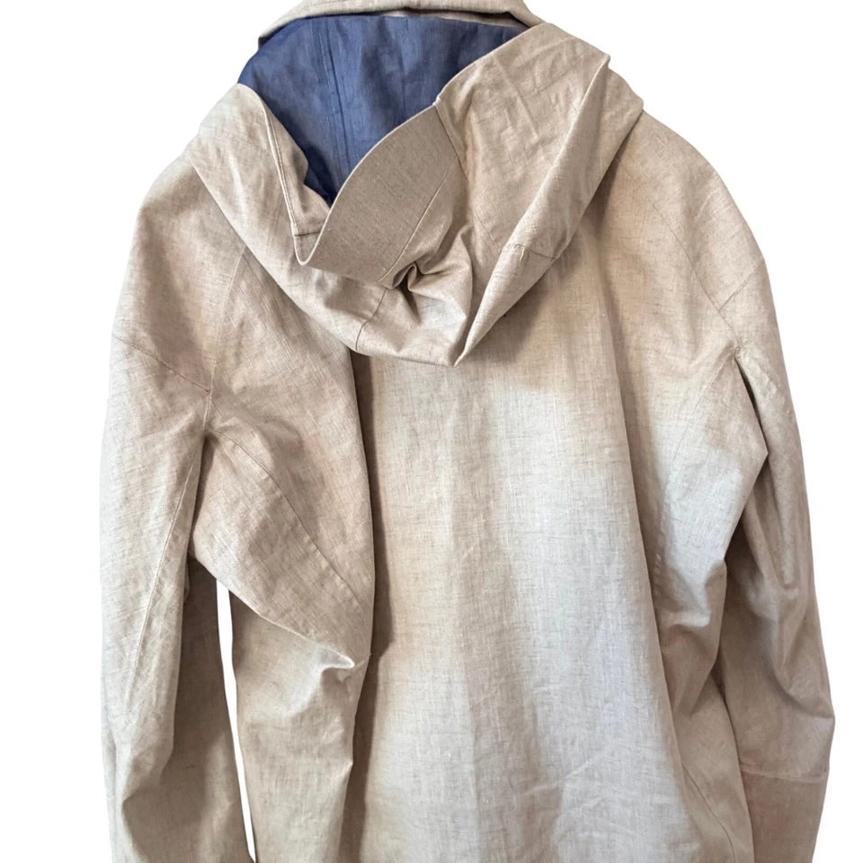 SEASE: Men's George Storm System Linen Blend Jacket - S - Image 3 of 4