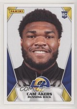 2020 Panini NFL Sticker & Card Collection Cam Akers #98 Rookie RC 8em. rookie card picture