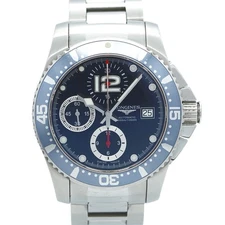 LONGINES 5wwm0012 Hydro Conquest L3.644.4 Navy Dial Used Watch men