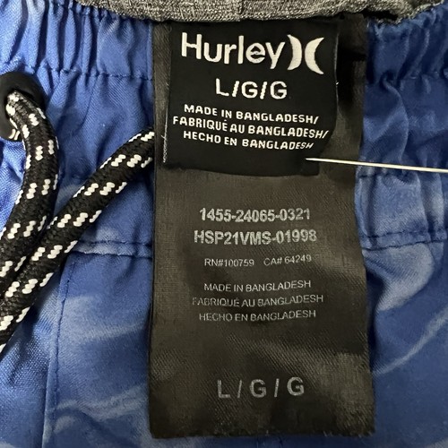 Hurley Board Summer Shorts Boy’s Youth Large Surf Swim trunks blue tie dye - Picture 5 of 10