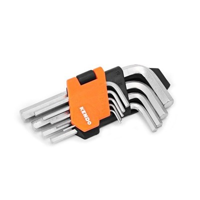 Kendo 9-teiliges Inbus-Sechskantschlüssel-Set professionelle Qualität