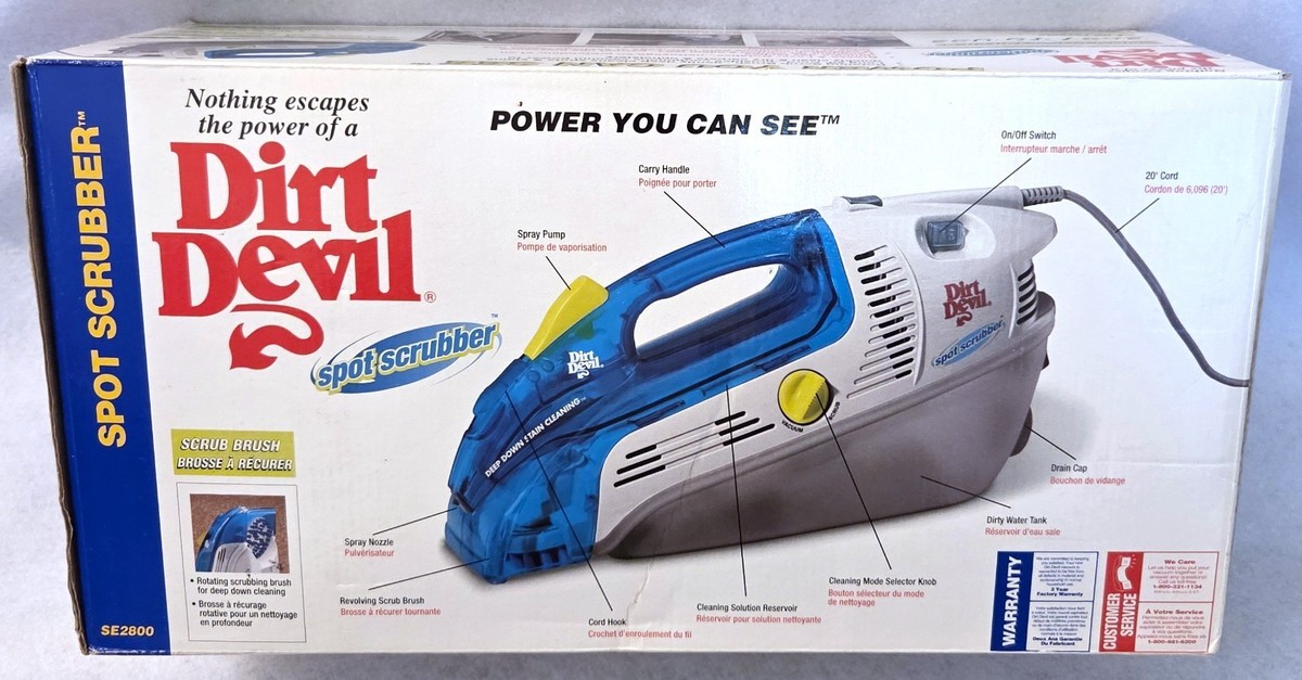 Dirt Devil SE2800 Blue Spot Scrubber Cleaner for sale online | eBay