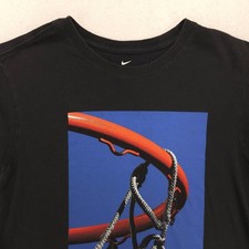 Nike Casual Crew Neck Graphic Short Sleeve T Shirt Mens Size Medium M Black