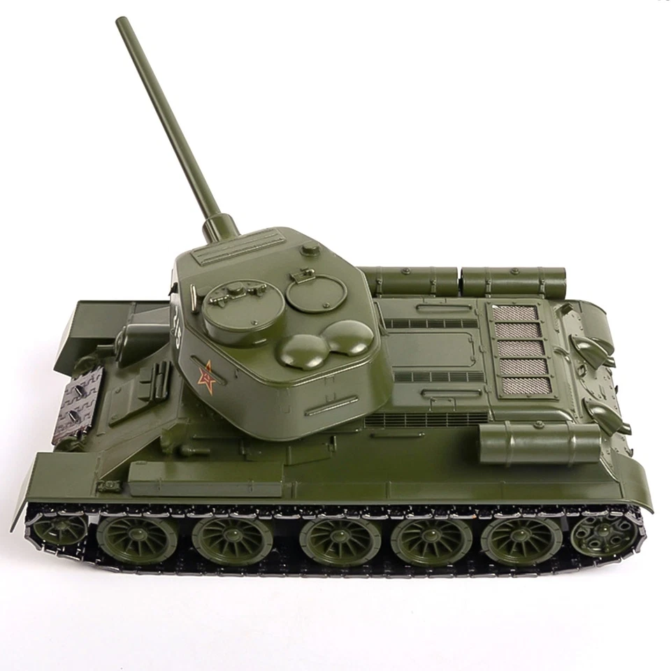 Alloy 1/30 Scale WWII Soviet T-34 Hero Tank Finished Model Toy Gift Decor - Image 4 of 4